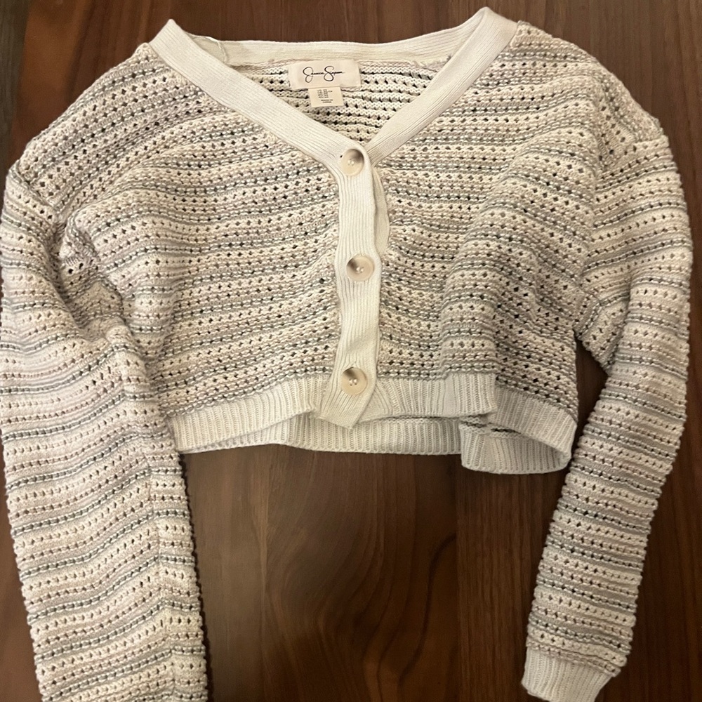Jessica Simpson Cropped Cardigan